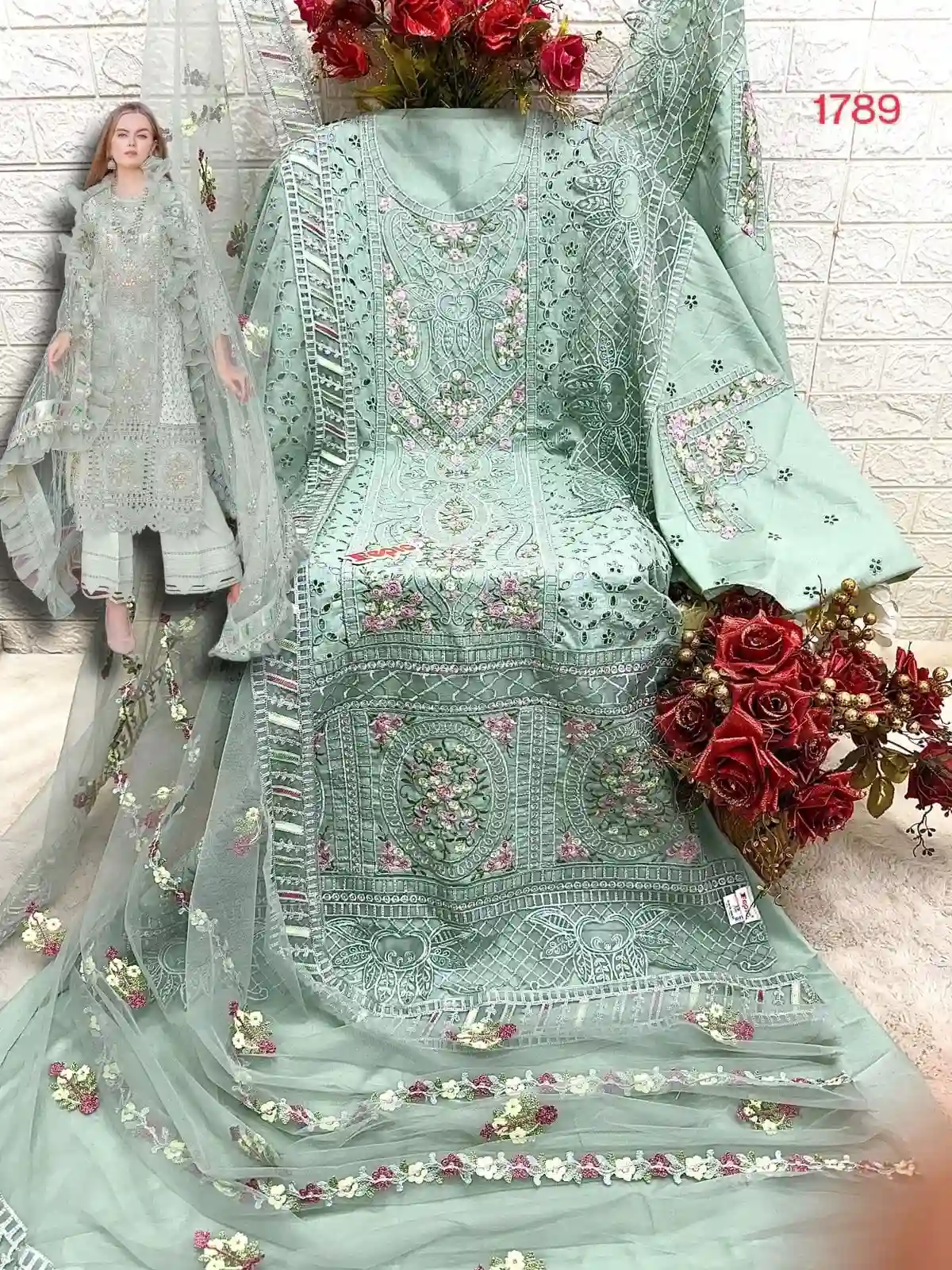 Fepic C 1789 Pure Cotton Wholesale Pakistani Salwar Suit Catalog — Wholesale Salwar Suits, MPA wholesale from Surat - Gallery Image 2